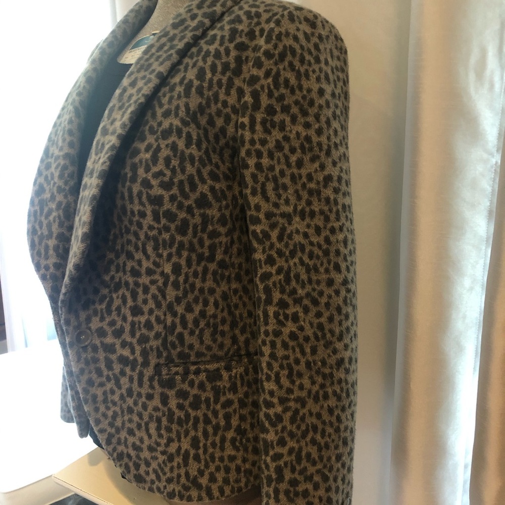 LOFT Animal Print Blazer - Picture 4 of 7